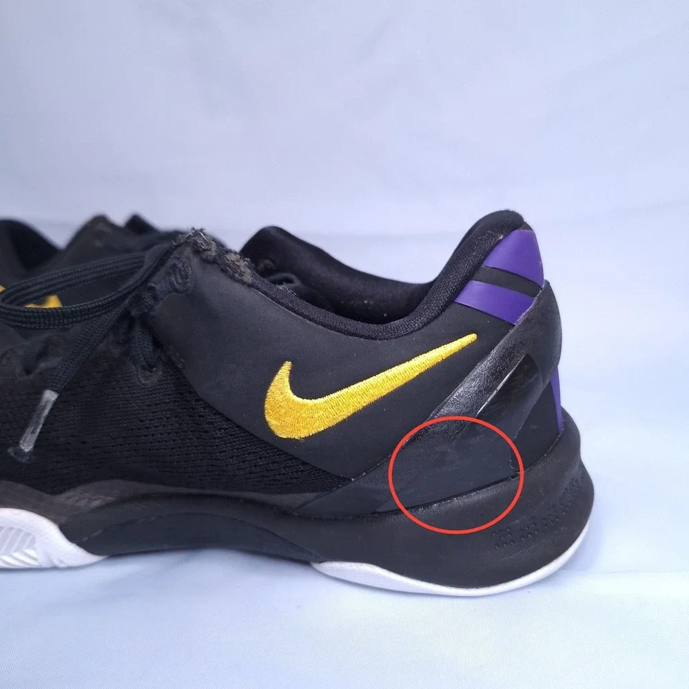 Nike Kobe 8 Protro Lakers Away Black Gold FN0266-002‎ Youth 7Y Women 8.5 EUR 40